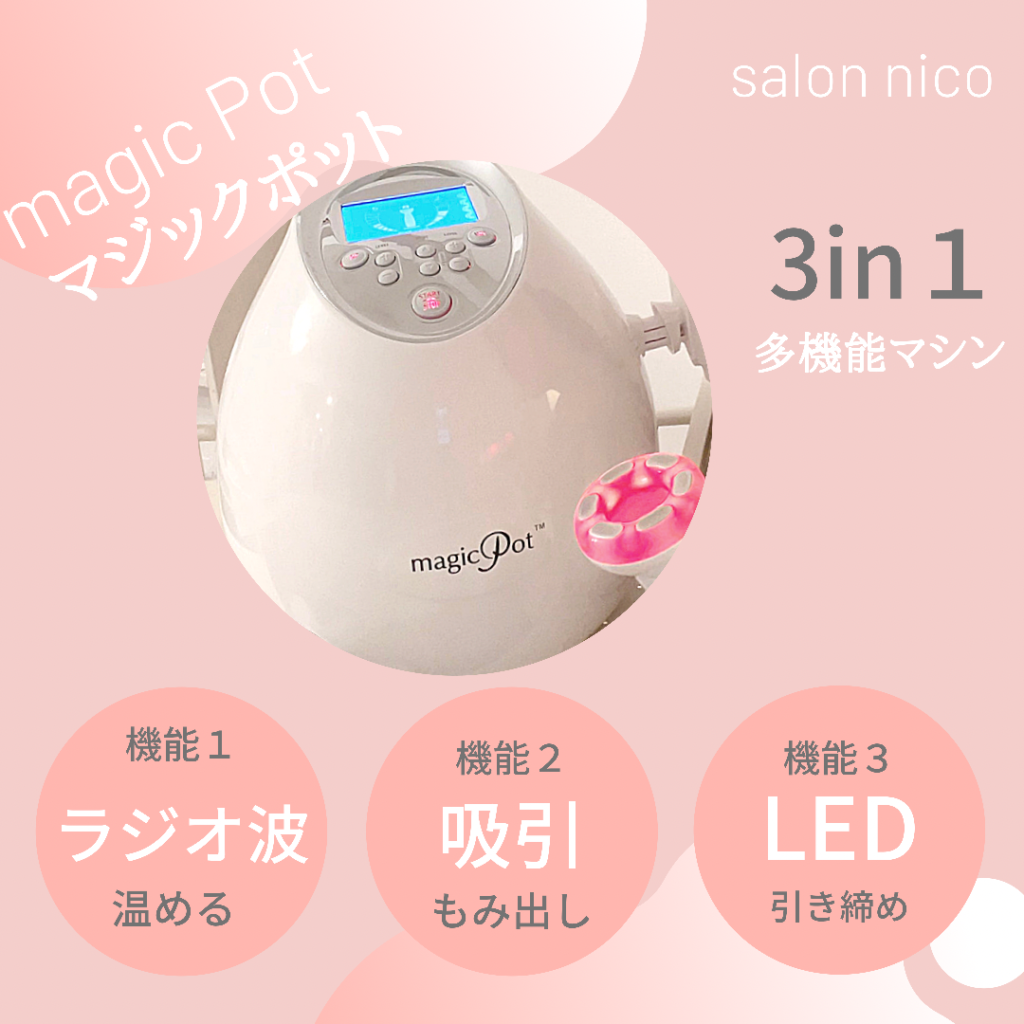 複合痩身美容機器 マジックポット 白 中古 - 家電